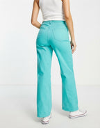 Hope wide leg ripped knee jeans in turquoise